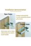 4pcs Loft Touch Catch Latch Cupboard Door Hatch Attic Push To Open AutoLatch Cold-rolled Steel Door - 2