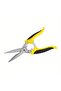 1pcs Industrial Scissors 8 Inch Multi-Purpose Shears Stainless Steel Blades with Orange Black Han... - 8