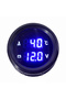 12/24V 52MM Water Temperature Gauge Volt Gauge 2 in 1 Digital DIsplay Car Truck Auto Gauge Meter - 3