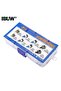 40PCS 40PCS 8Values Push Tactile Micro Switch Kit 6Pin Self-Locking/Unlocked for Electronics DIY Pro - 7