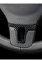 For VW Golf 6 MK6 Passat B7 CC Tiguan Jetta Sharan Caddy Car Accessories ABS Carbon Fiber Steerin... - 7