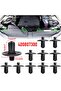 10PCS Car cover plate fixing clips for Audi A2 A4 A5 A8 Q3 Q5 S4 S5 S8 TT TTS Volkswagen CR7 4D08...