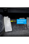 Black Aluminium Footrest Foot Rest Dead Pedal Pad Cover Trim For 2019-2025 Mazda 3 (BP) CX-30 (DM... - 2
