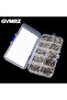 340PCS M3 M3x5 M3x6 M3x8 M3x10 M3x12 M3x14 M3x16 M3x20 Stainless Hex Socket Button Head Screws Al... - 4