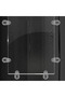 20x11x7mm-20pcs 10pcs Plastic Glass Retainer Transparent Mirror Cabinet Fix Clips display dresser ba - 3