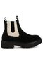 Women Faux Fur Detail Chunky Ankle Boots - 2