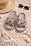Women's Non-Slip Underlay Slipper Balcony Bathroom Pool Seaside Beach Pool Daily Slipper - 3