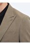 Brown Striped Comfort Fit Suit - 4