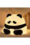 Panda Night Light, Cute Nursery Lamp, Portable USB Rechargeable Animal Silicone Touch Contr