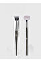 Blush & Highlighter Brush Set – Wool Fiber Makeup Brushes (2 pcs) - 3