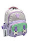 Satin Waterproof Modern Women's Daily Wear Backpack Lilac-Beige - 4