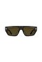 Jeans Ckj 25619S 210 54 Unisex Rectangular Brown Bone Sunglasses - 2