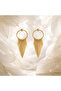 Geometric Dangle Earrings - 2