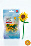 Sunflower Flower Making Kit - Non-Fading Artificial Flower - 89 Pieces Decorative Mini Block Flower - 2