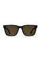 L 6077S 410 55 Unisex Rectangular Blue Bone Sunglasses - 2