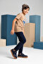 Julien Boy's Single Velcro Navy Blue Casual Shoes - 8
