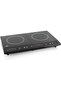 Induction Cooker with 2 Burners & Adjustable Temperature, Hot Plate Cooktop
