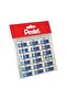 Hi-Polymer Eraser, 18 Pcs, White/Blue/Red - 8