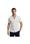 Men's Shirt Corded Fabric White - 5
