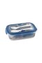 Lunch Box With Fork&Spoon E-675 1.3 Ltr - 2
