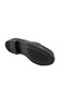 Black Patent Leather V Buckle Women's Ballet Flats Shoes - 5