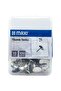 Thumb Tacks, 10mm, 100 pcs, Silver