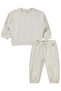 Baby Girl Plain Basic Heart Set 6-18 Months - Beige