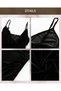 Rochie mini din catifea cu bretele, - 2