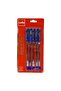 0.7mm Ballpoint Pen SoftTip Blue 5pcs - 2