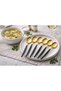 Modern Gold Color Stainless Steel Tablespoon Set of 6, Matte Black Strappy Premium Tablespoon Set - 4