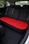 Red Universal Car Seat Min Leather 5-Piece Set – 4 Seasons Anti-Sweat Non-Slip Sole - 4
