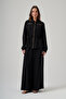 Staple Detail Jacket Pants Skirt Suit 1049 Black - 6
