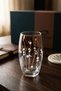 Bamboo Set of 6 Water & Soft Drink Glasses – Modern Stylish Glass – Suitable for Daily and Guest Use 41020