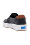 Women's Pursuit Slip On Leather Casual Sneaker Black - 6