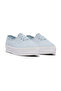 Women's Point Lace Up Platform Glitter Textile Casual Sneaker Blue - 7