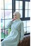 Side-Tie Hijab Dress Mint Hnt010 - 3