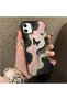 iPhone 12 Mini Compatible Silicone Edge Hard Back Anti-Fall Butterfly Patterned Phone Case