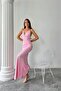 Women's Low-Cut Sleeveless Full-Length Dress Dpdf087