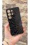 Samsung Galaxy S26 Ultra Compatible Zebra Patterned Silicone Shock-Absorbing Classic Protected Rubber Case