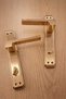 Opening from the Inside to the Right Luxury Anka Mirrored Albi̇fi̇ri̇n Gold (Bathroom-Wc) Door Handle Aluminum / Steel - 2