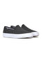 Women's Double Decker Slip On Canvas Casual Sneaker Black - 7