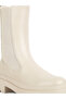 Women Elasticated Gussets Lug Sole Boots in Beige - 4
