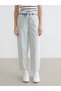 Trendlucky Mom Fit Women's Jean Pants with Elastic Waist with Difference in Color - 2
