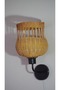 Botanica Rattan Sconce - Natural Pine Bark Painted Handmade Wall Lamp - 3