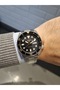 Automatic Black Dial Steel Bracelet 10 Atm Water Waterproof Rkek Wristwatch