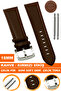 Soft Leather Watch Band Strap Compatible with 18mm Watches Al11Soft18Mm