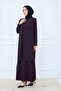 Women's Elegant Detailed Vertical Embroidered Tunic Dress - 5