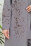 Women's Flower-Embroidered Stylish Pants Suit - 6