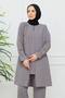 Women's Flower-Embroidered Stylish Pants Suit - 7