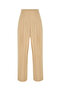 Women's Beige Color Relax Fit Lyocell Trousers - 3